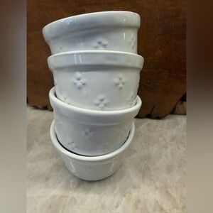 Primagera White Ceramic Ramekin Set